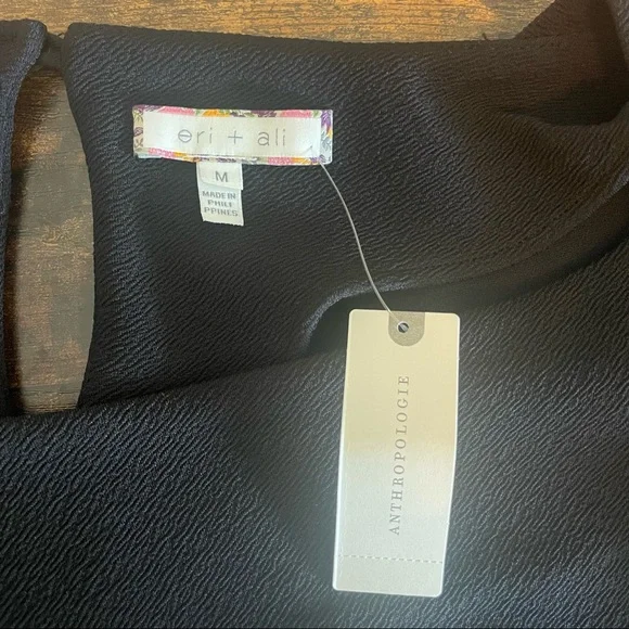 Black Anthropologie Knit blouse by  Eri + Ali. - Picture 6 of 6